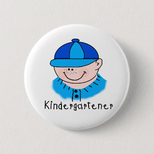 Boy Kindergartener 6 Cm Round Badge