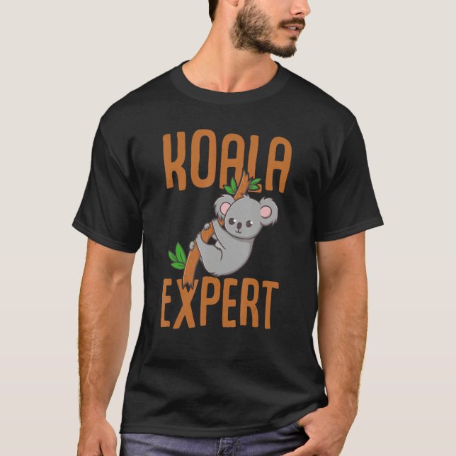 Boy   Koala Bear Expert T-Shirt (Front)
