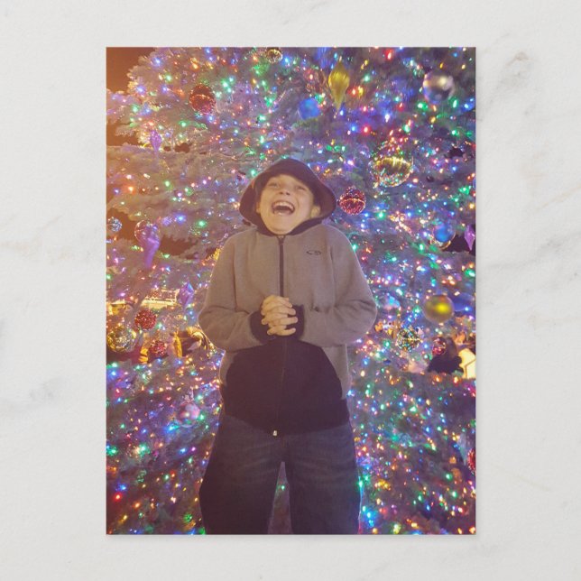 Boy Laughing  Postcard (Front)
