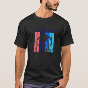 Boy Likes Robotics Engineering Mechanics T-Shirt
