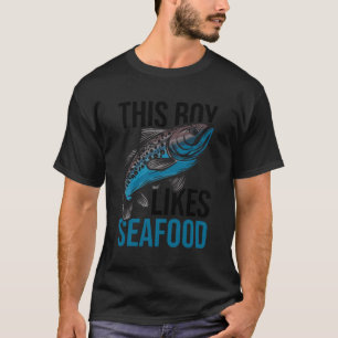 Boy Likes Seafood Shellfish Lobster Hobby Chef T-Shirt