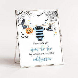 Boy Little Boo Halloween Babies are Sweet Sign