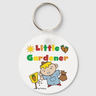 Boy Little Gardener Tshirts and Gifts Key Ring