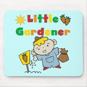 Boy Little Gardener Tshirts and Gifts Mouse Mat