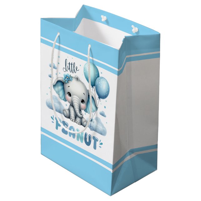 Boy Little Peanut  Medium Gift Bag (Back Angled)