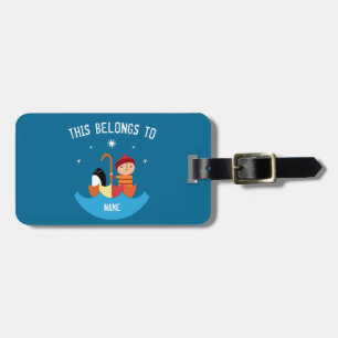 Boy Lost And Found Friendship Metal Lunchbox Keych Luggage Tag