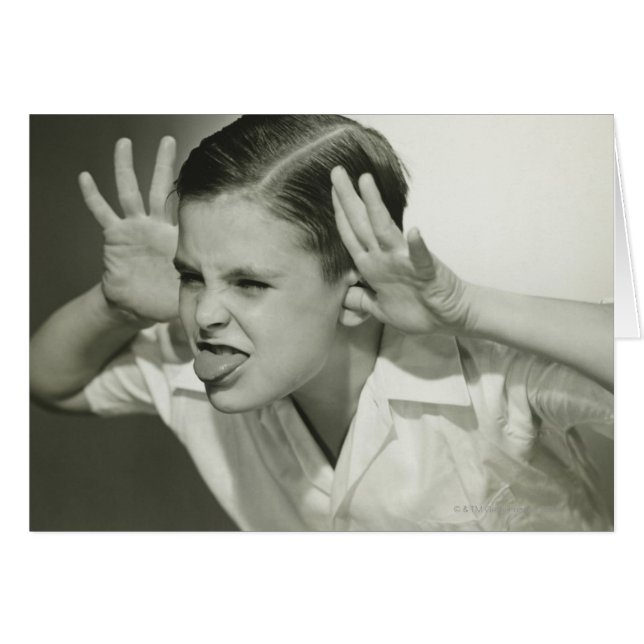 Boy Making Face (Front Horizontal)