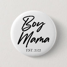 Boy Mama Custom Est. Year Minimal Mum Mother Mummy