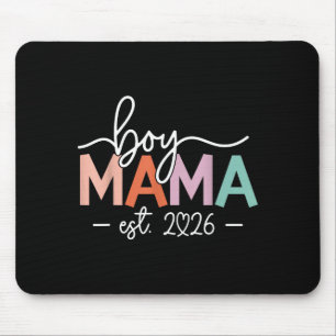Boy mama est 2026 boy mum pregnancy mum to be new mouse mat