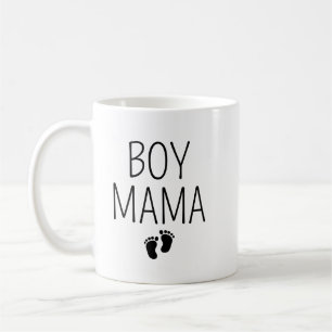 Boy Mama Mug with Kids’ Names, Custom Mom of Boys