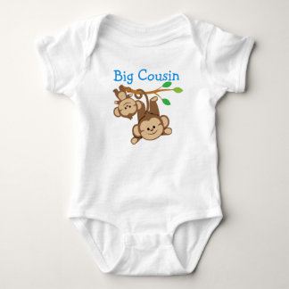 Boy Monkeys Big Cousin Baby Bodysuit
