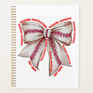 Boy Mum Croquette Bow Affirmation Floral Planner