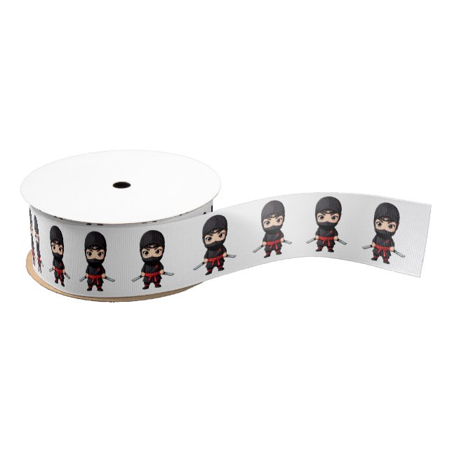 Boy Ninja Grosgrain Ribbon (Spool)