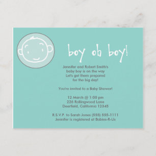 Boy oh Boy! Invitation