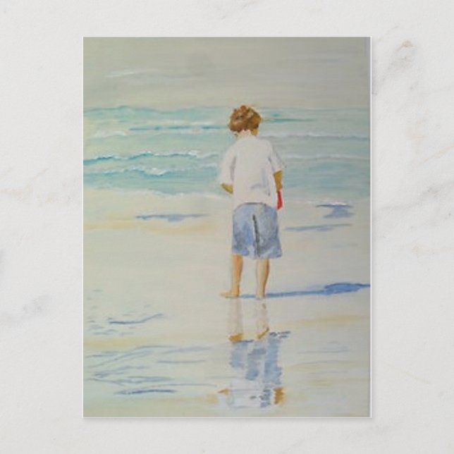 boy-on-a-beach postcard (Front)