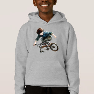 Boy on a Bike Racing Sport Fun