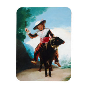 Boy on a Ram Francisco José de Goya Magnet