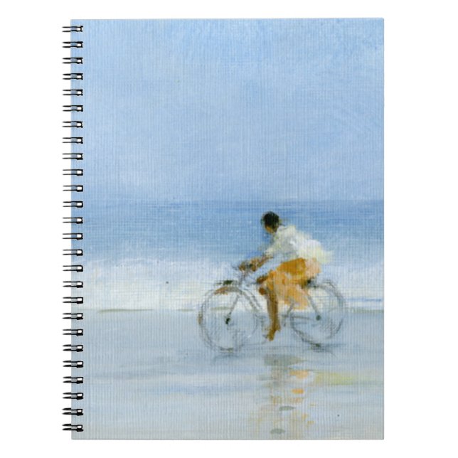 Boy on Bicycle  2 Notebook (Front)