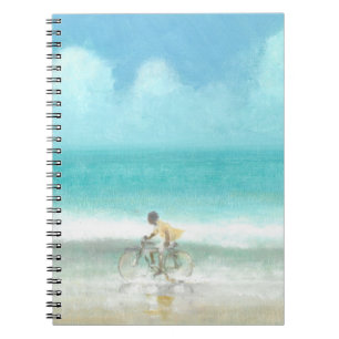 Boy on Bicycle 3 Notebook