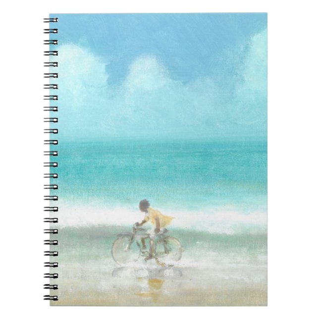 Boy on Bicycle  3 Notebook (Front)