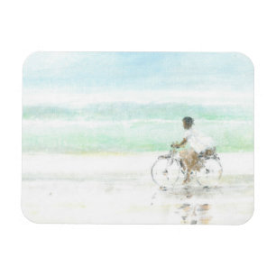 Boy on Bicycle Magnet