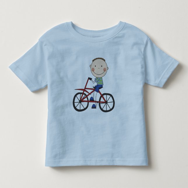 Boy on Bicycle Tshirts and Gifts (Front)