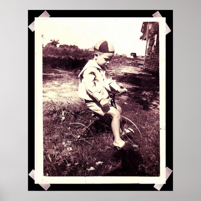 BOY ON BIKE POSTER (Front)