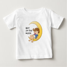 Boy on the moon
