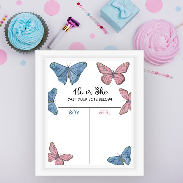 Boy or girl - gender reveal chart (Creator Uploaded)