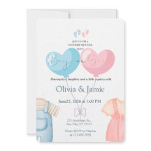 Boy or Girl Gender Reveal Invitation