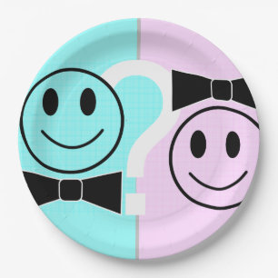 Boy or Girl Party Paper Plate