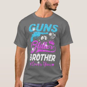 Boy Or Girl Pink Or Blue Brother Loves You Gender T-Shirt