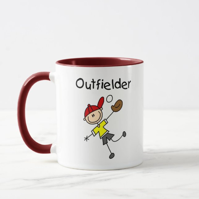 Boy Outfielder Mug (Left)