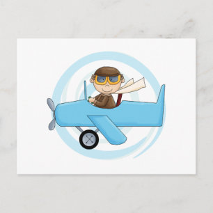Boy Pilot Tshirts and Gifts Postcard