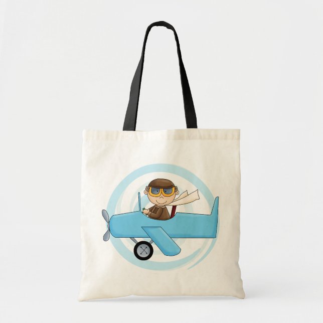 Boy Pilot Tshirts and Gifts Tote Bag (Front)