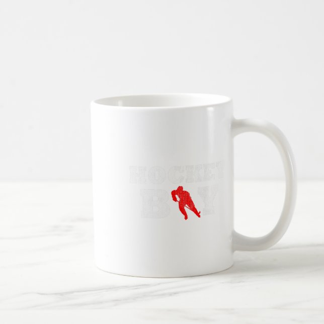 Boy Player Silhouette Sport Gift  Coffee Mug (Right)