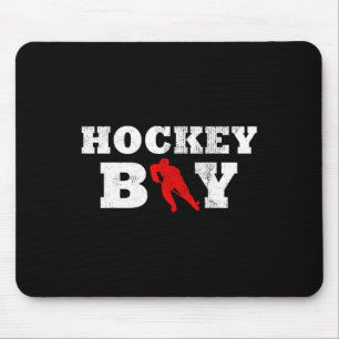Boy Player Silhouette Sport Gift Mouse Mat