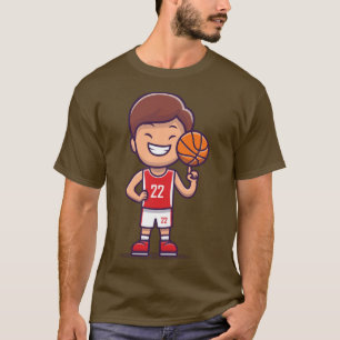 Boy Playing Basketball T-Shirt