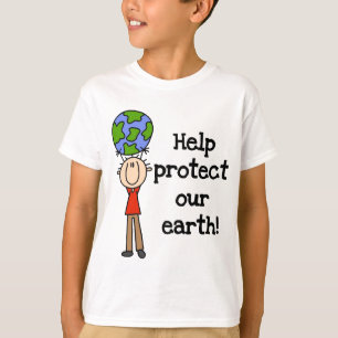 Boy Protect Our Earth T-shirts and Gifts