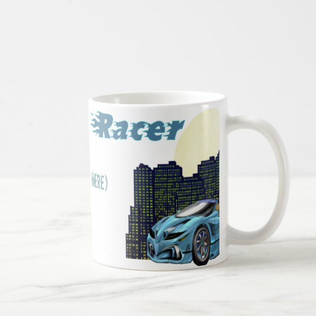 boy racer, (Add Name Here) Coffee Mug (Right)