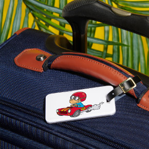 Boy Racer  Luggage Tag