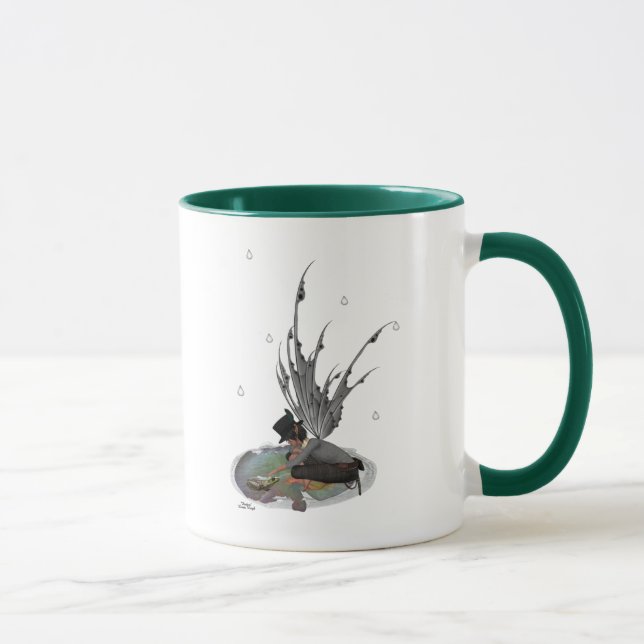 Boy Rain Fairy With Frog Coffee Mug (Right)