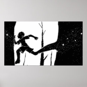 Boy Running Poster