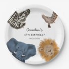 Boy Safari Zoo Animals Birthday Party 