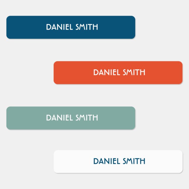 Boy School Daycare Name Labels (Group)
