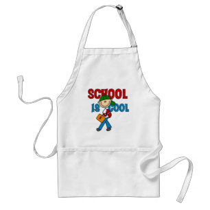 Boy School is Cool Standard Apron