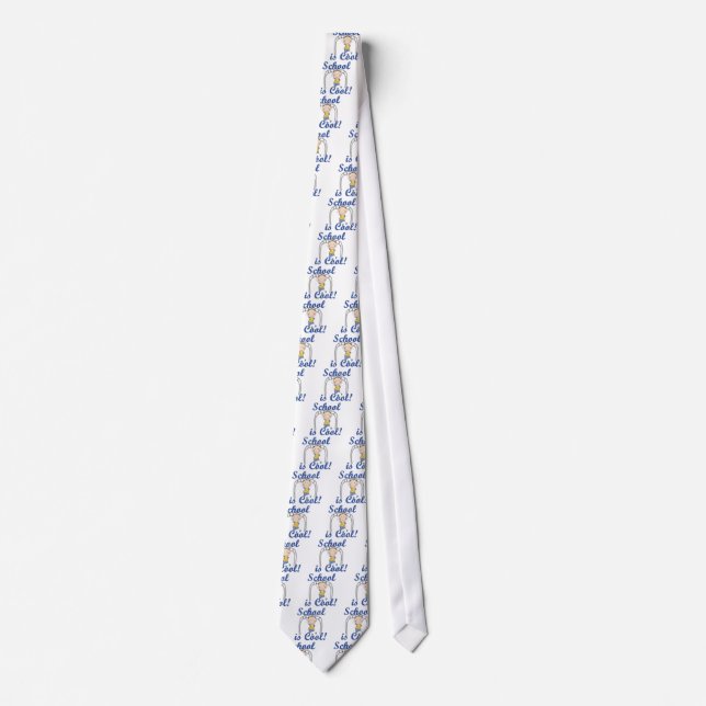 Boy School is Cool T-shirts and Gifts Tie (Front)