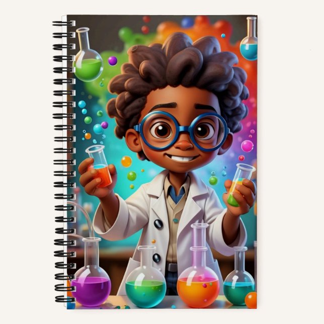 Boy Scientist Notebook (Front)