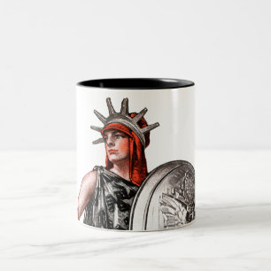 Boy Scout and Liberty Two-Tone Coffee Mug
