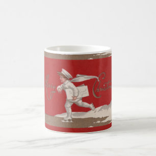 Boy Skating Vintage Thunder_Cove Christmas Coffee Mug